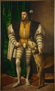 Emperor Charles V with His Ulm Mastiff